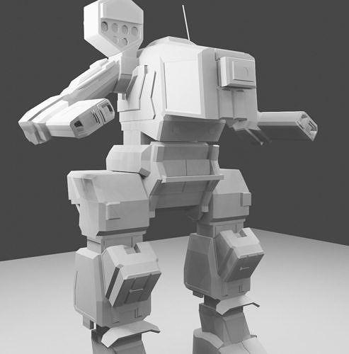 war robot 3D print model