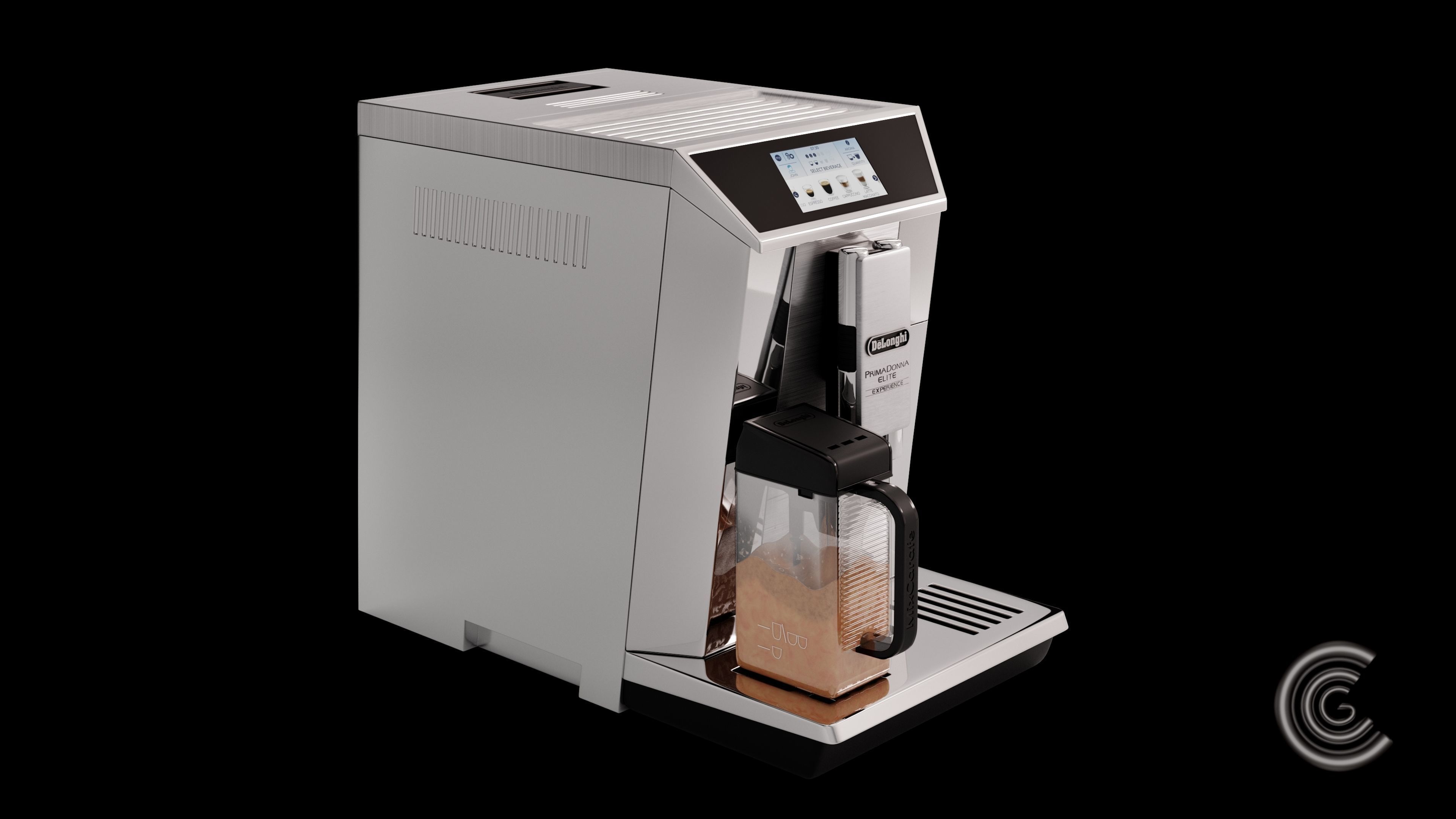 Coffee maker DeLonghi PrimaDonna Elite ECAM 3D model_1
