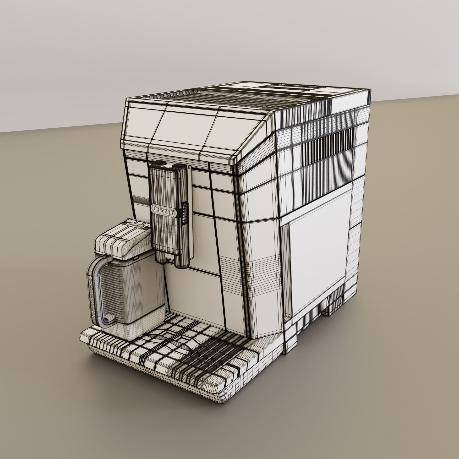 Coffee maker DeLonghi PrimaDonna Elite ECAM 3D model_4