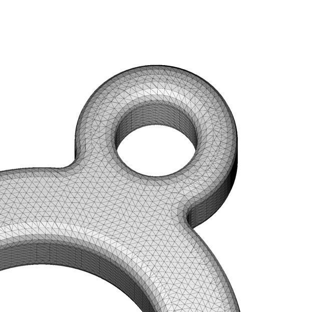 Classic Letter S - Pendant 3D print model_3