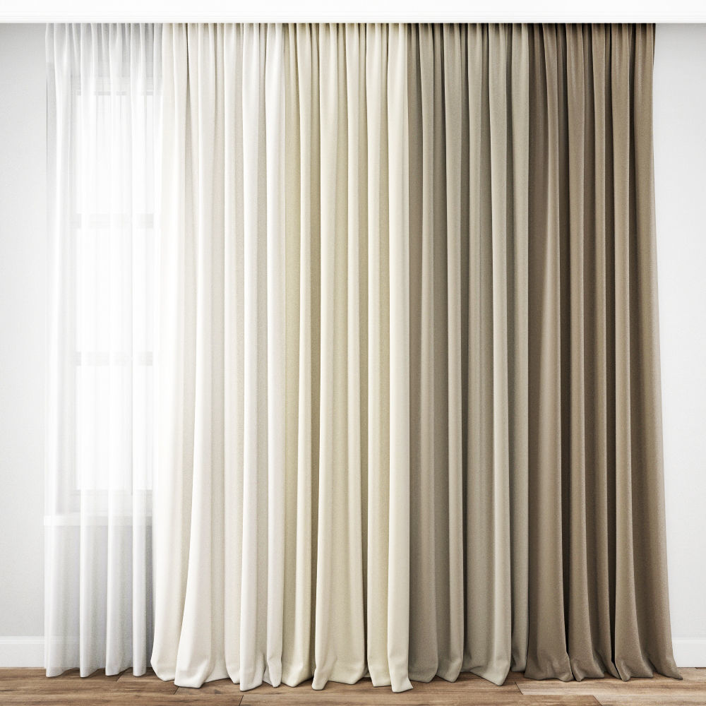 Curtain 152 3D model_3