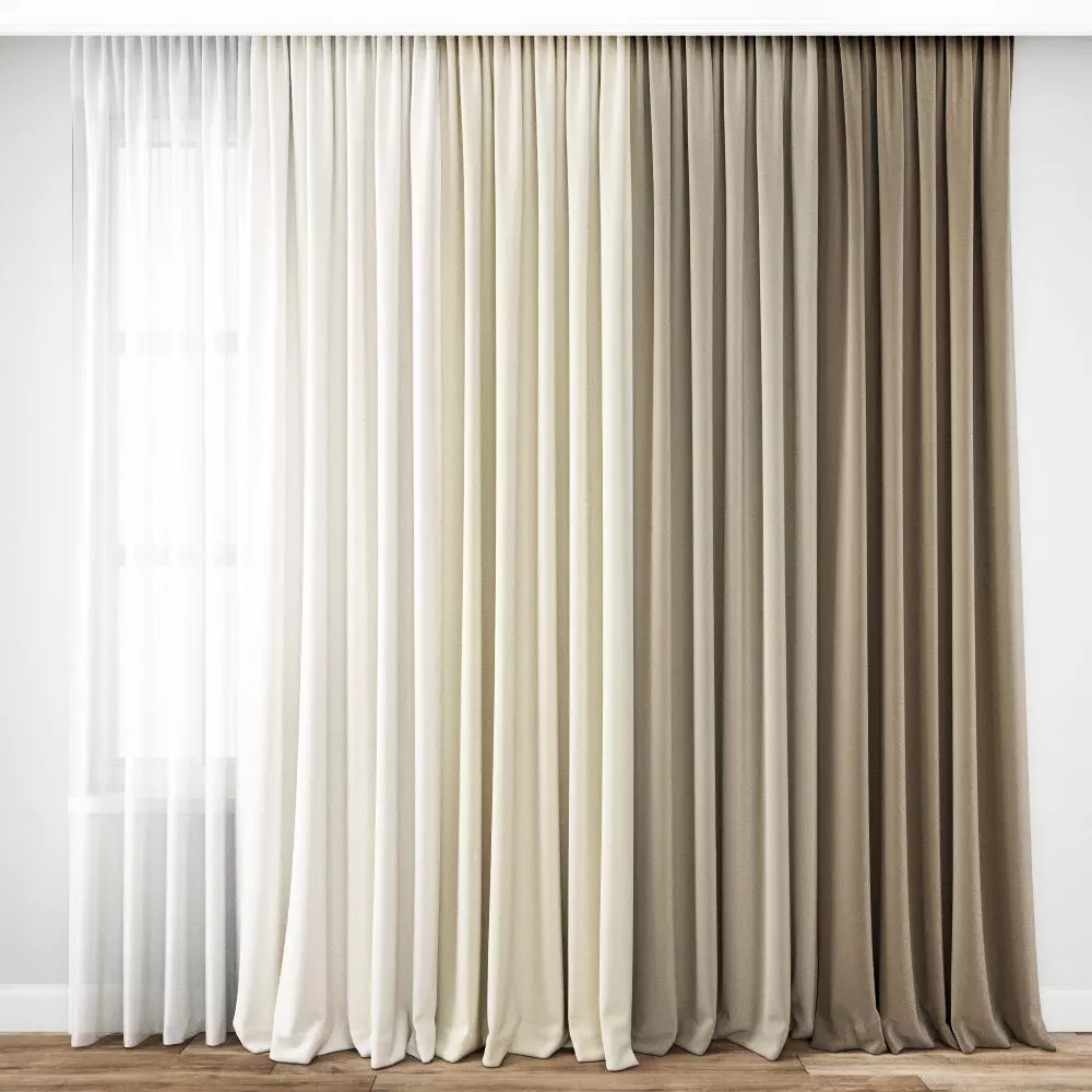 Curtain 152 3D model_0