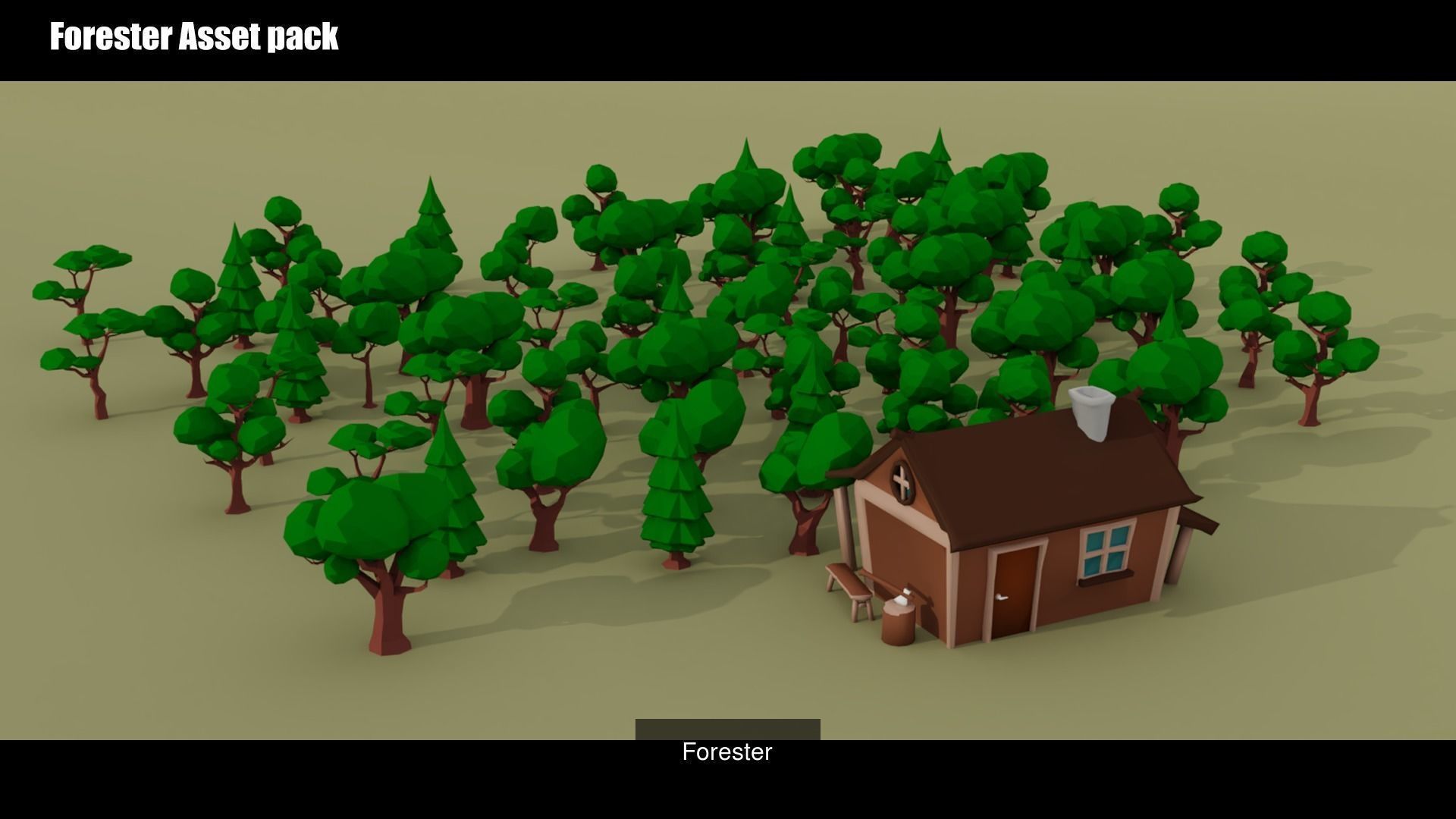 Forester Assets  3D Model Collection_1