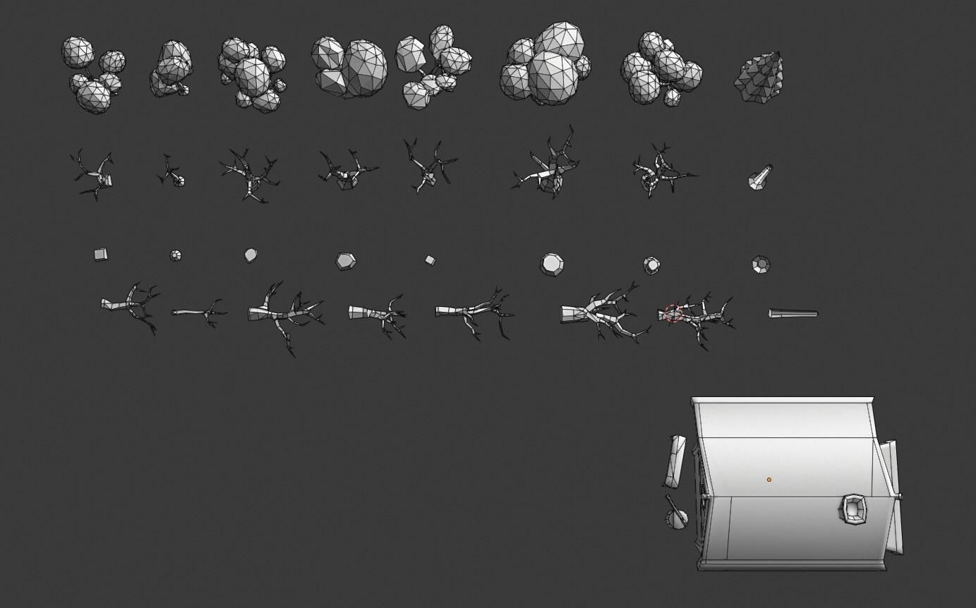 Forester Assets  3D Model Collection_6
