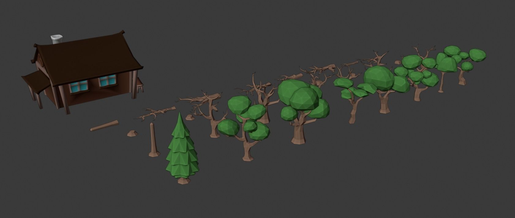 Forester Assets  3D Model Collection_5