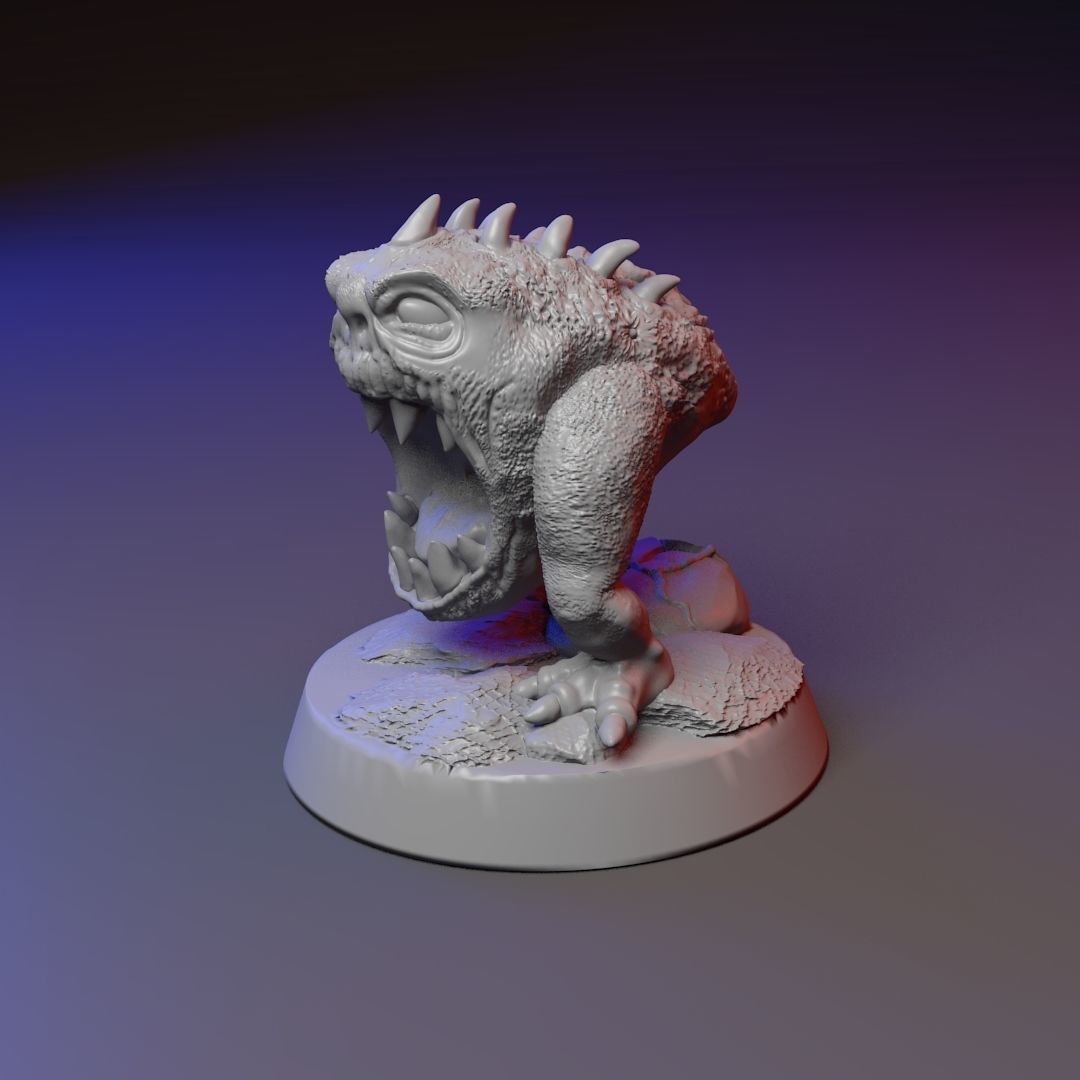 Gnaw Hopper Beasts - 6 models 3D print model_5