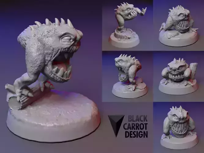 Gnaw Hopper Beasts - 6 models 3D print model