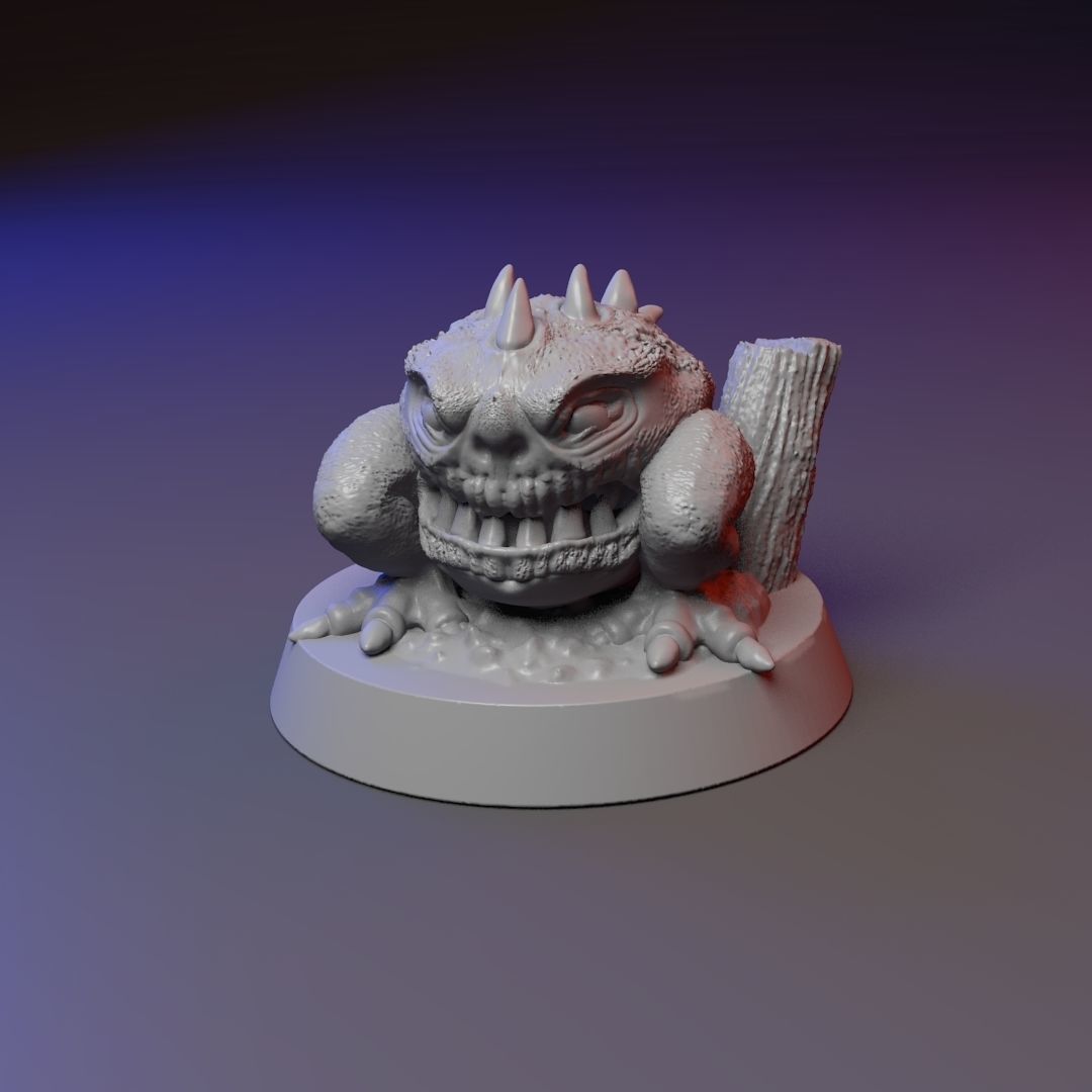 Gnaw Hopper Beasts - 6 models 3D print model_4