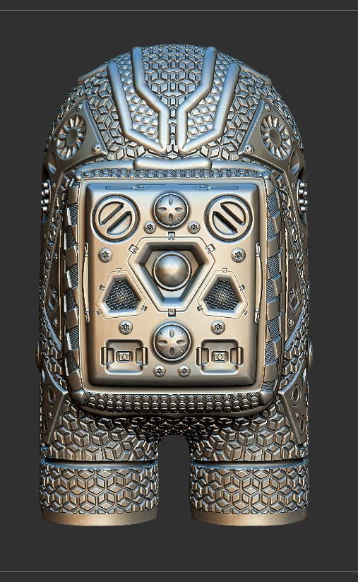 Among Us Figure 3d model STL FILE - The NORMAL GUY  3D print model_11