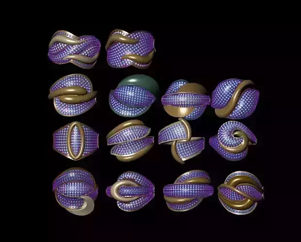 14 models  women ring