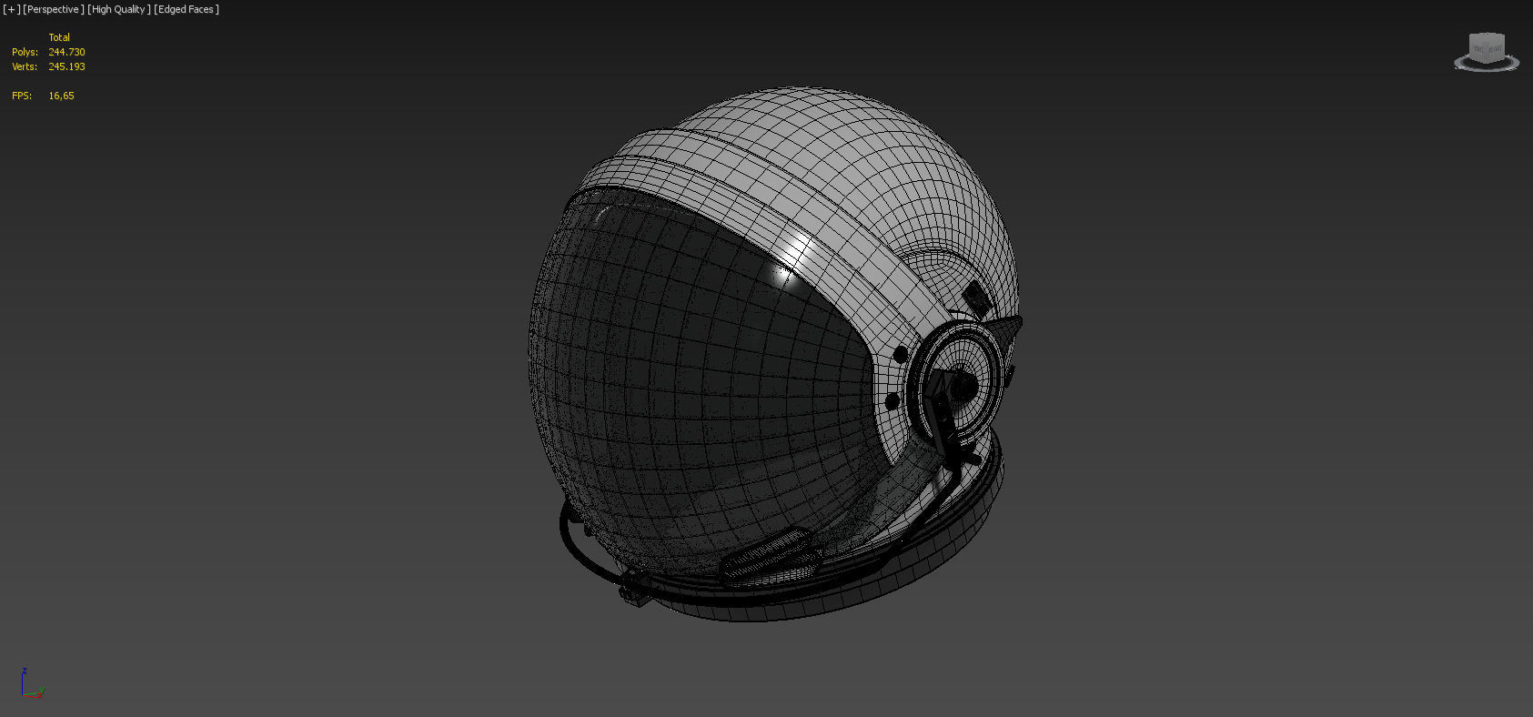 Helmet of Orion Astronaut Suit 3D model_10