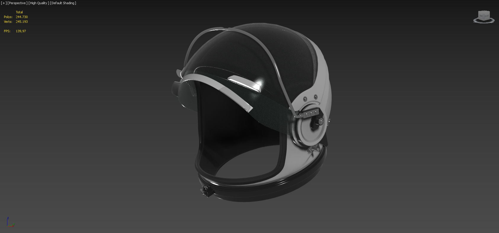 Helmet of Orion Astronaut Suit 3D model_9