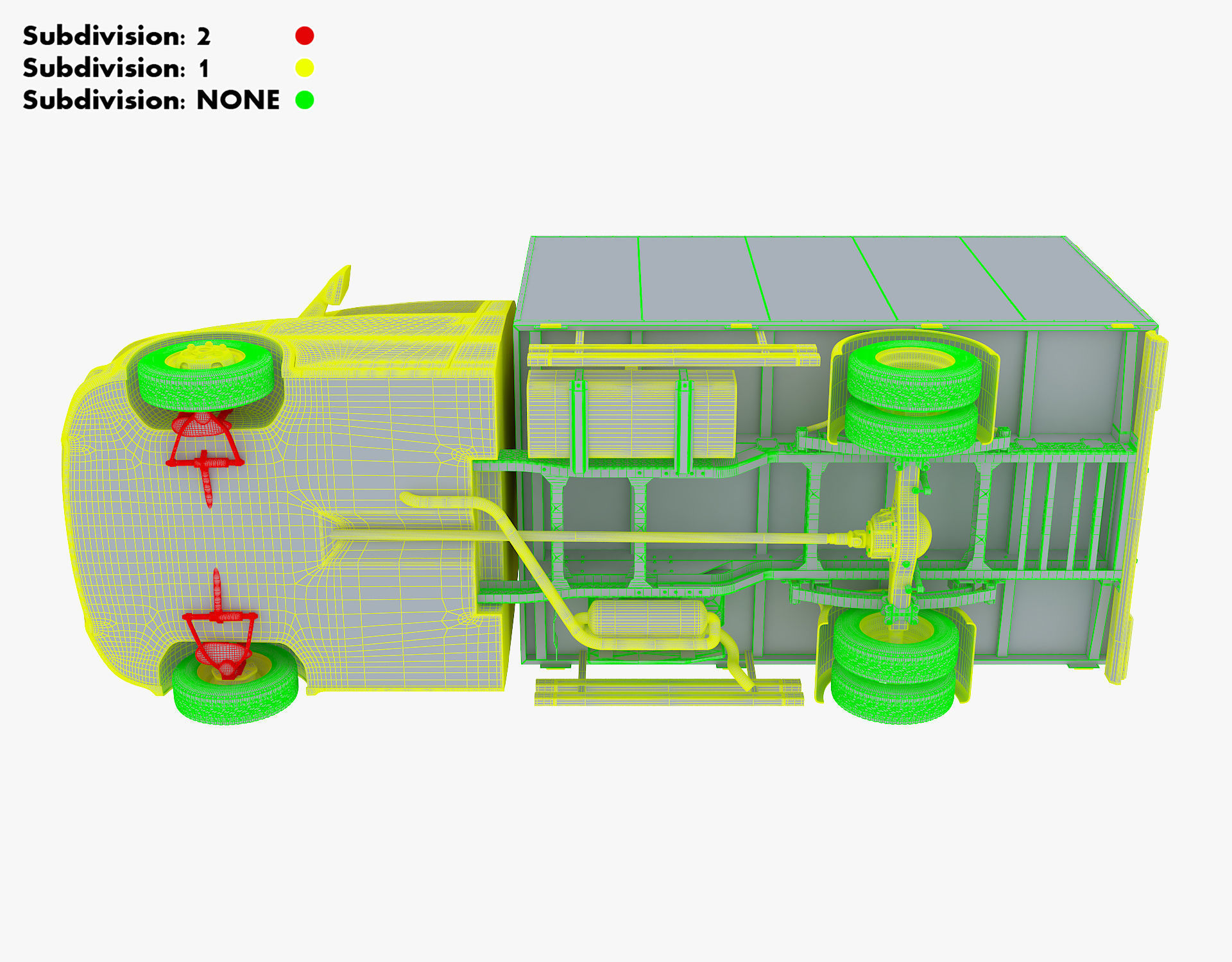 Generic Box Truck v 1 3D model_41