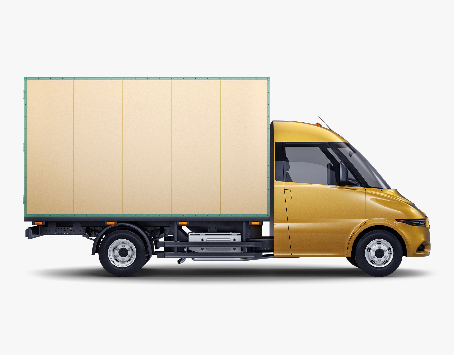 Generic Box Truck v 1 3D model_6