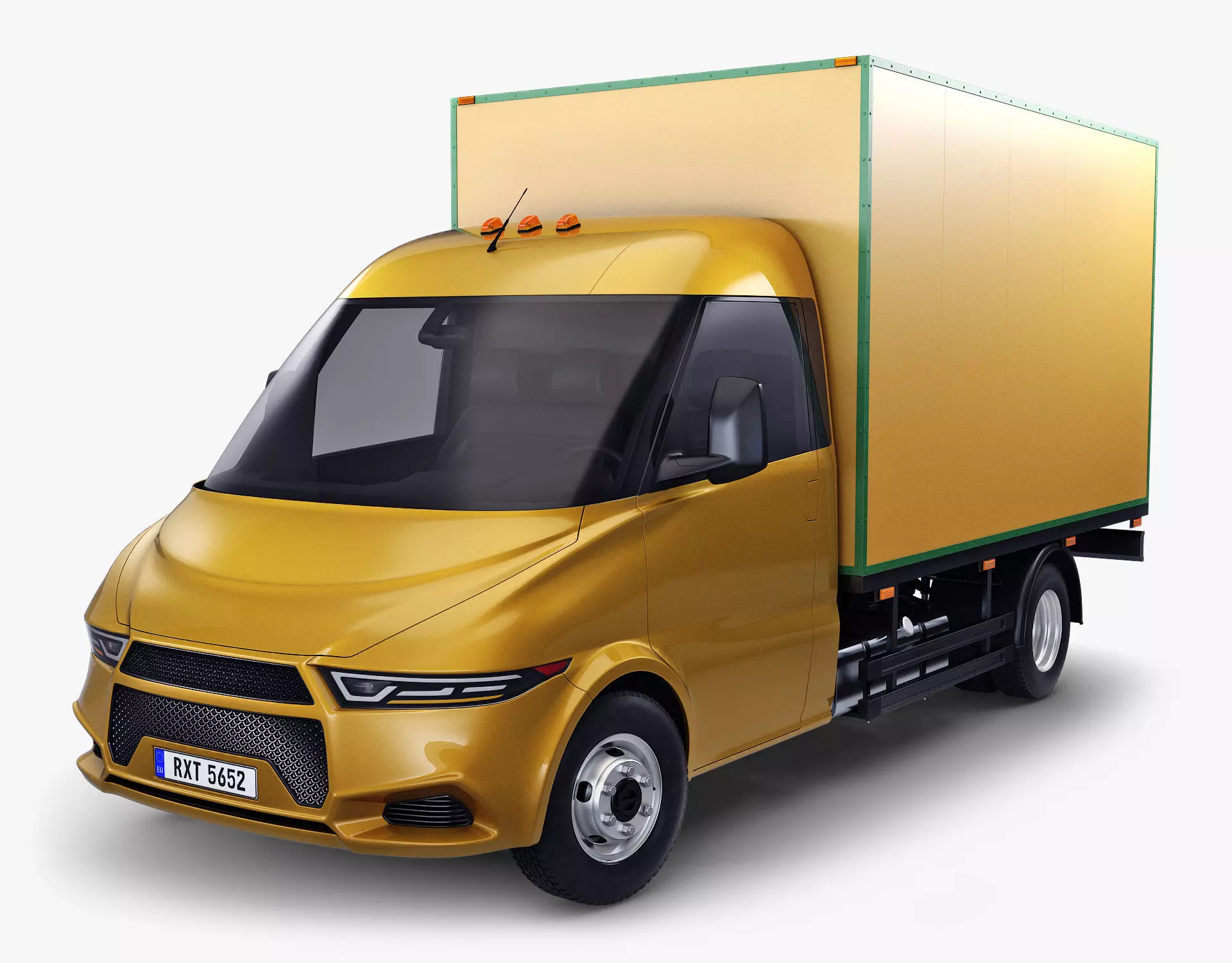 Generic Box Truck v 1 3D model_0