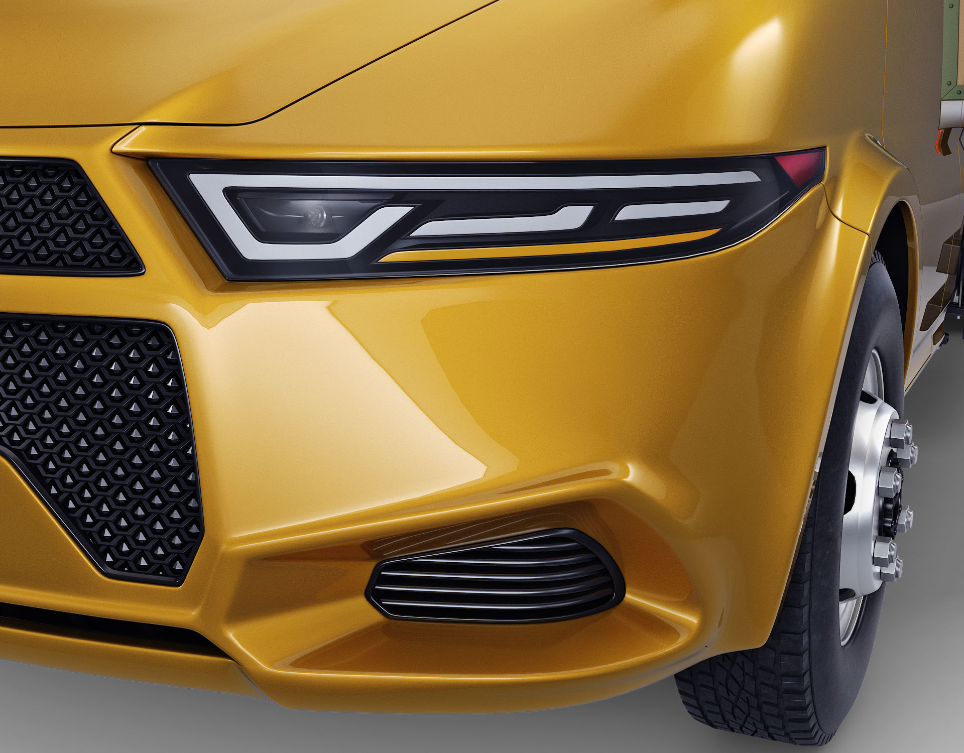 Generic Box Truck v 1 3D model_10