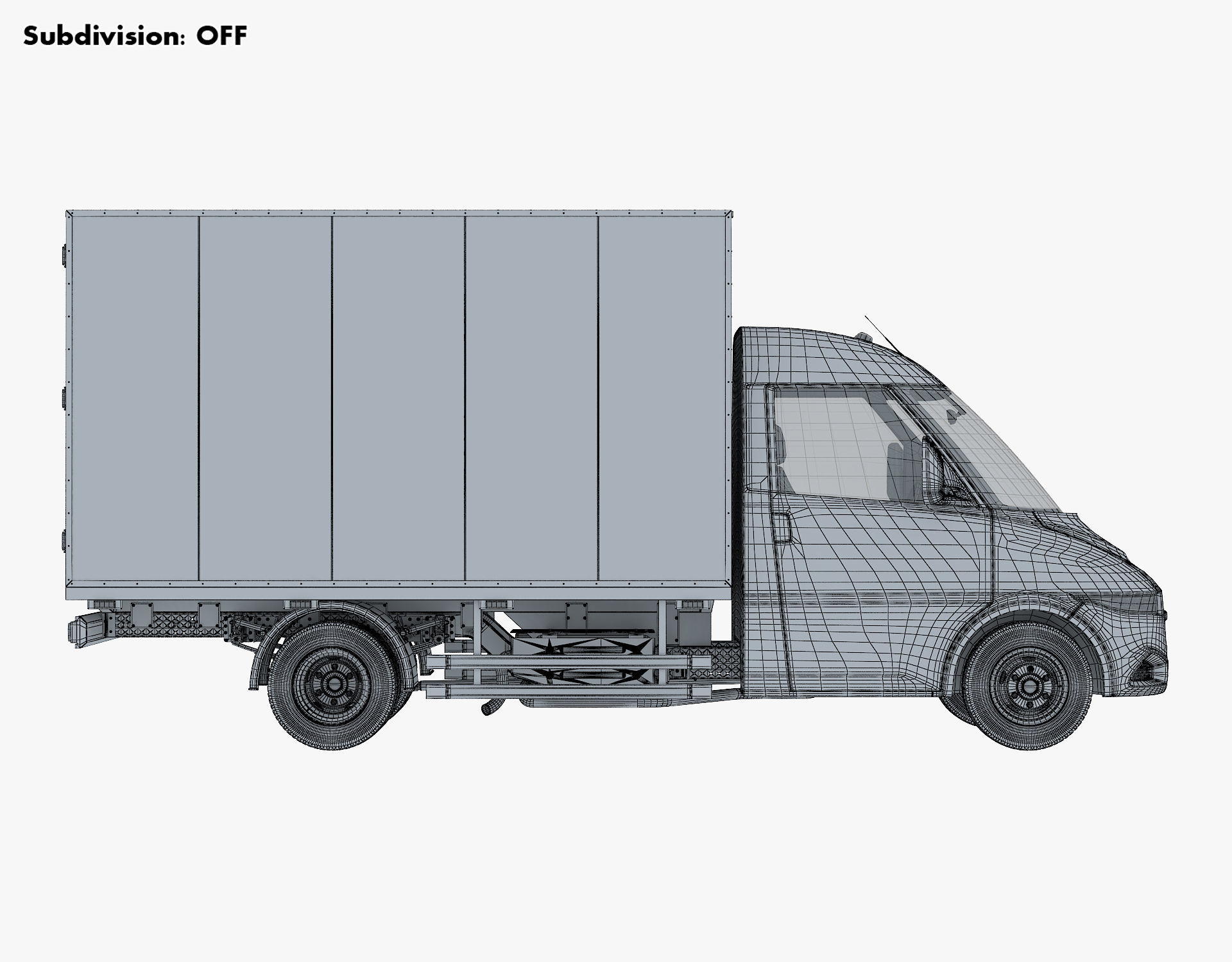 Generic Box Truck v 1 3D model_26
