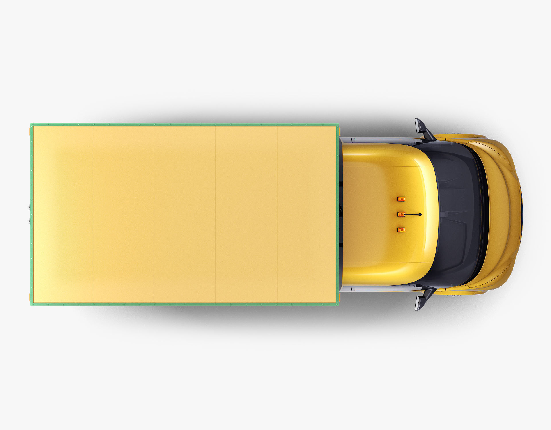 Generic Box Truck v 1 3D model_7