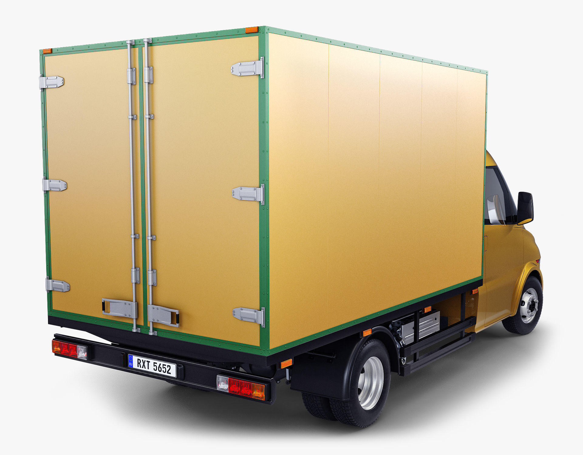 Generic Box Truck v 1 3D model_2