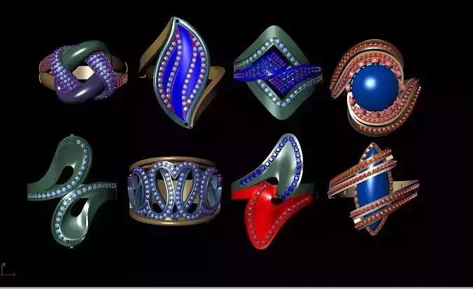 8 models fantasia ring women