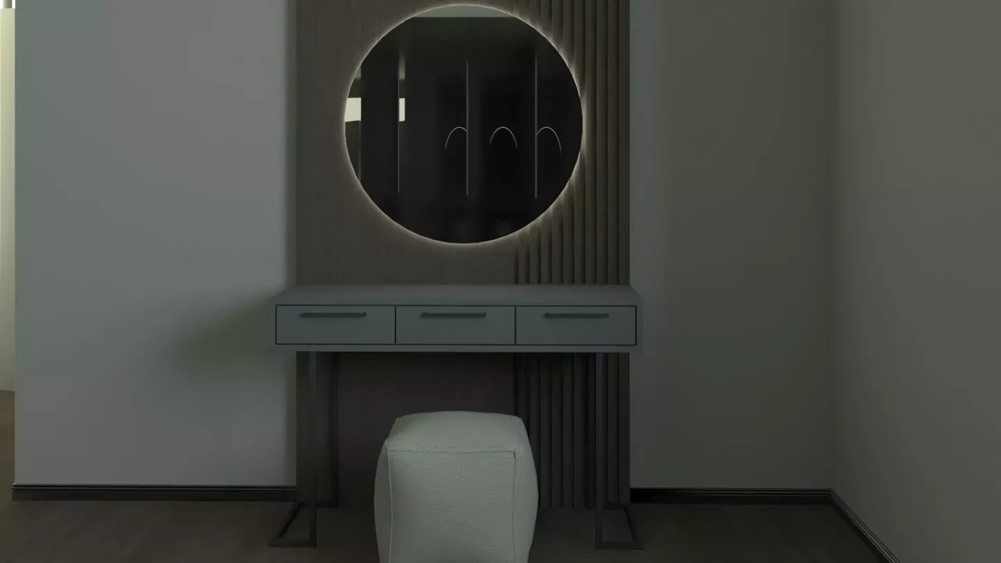 Modern Make-up Table 3D model