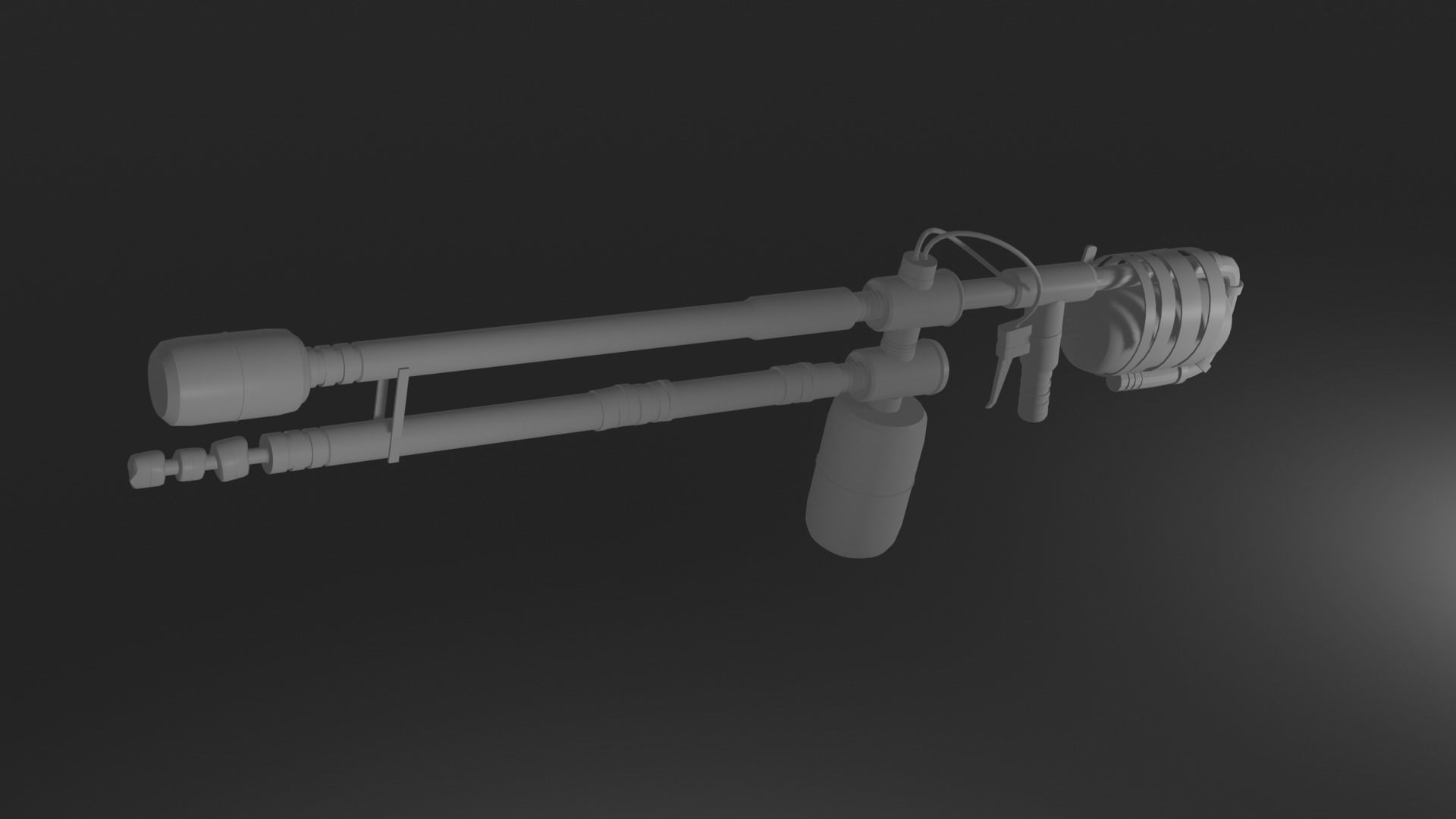 TLOU Framethrower Free 3D model_4