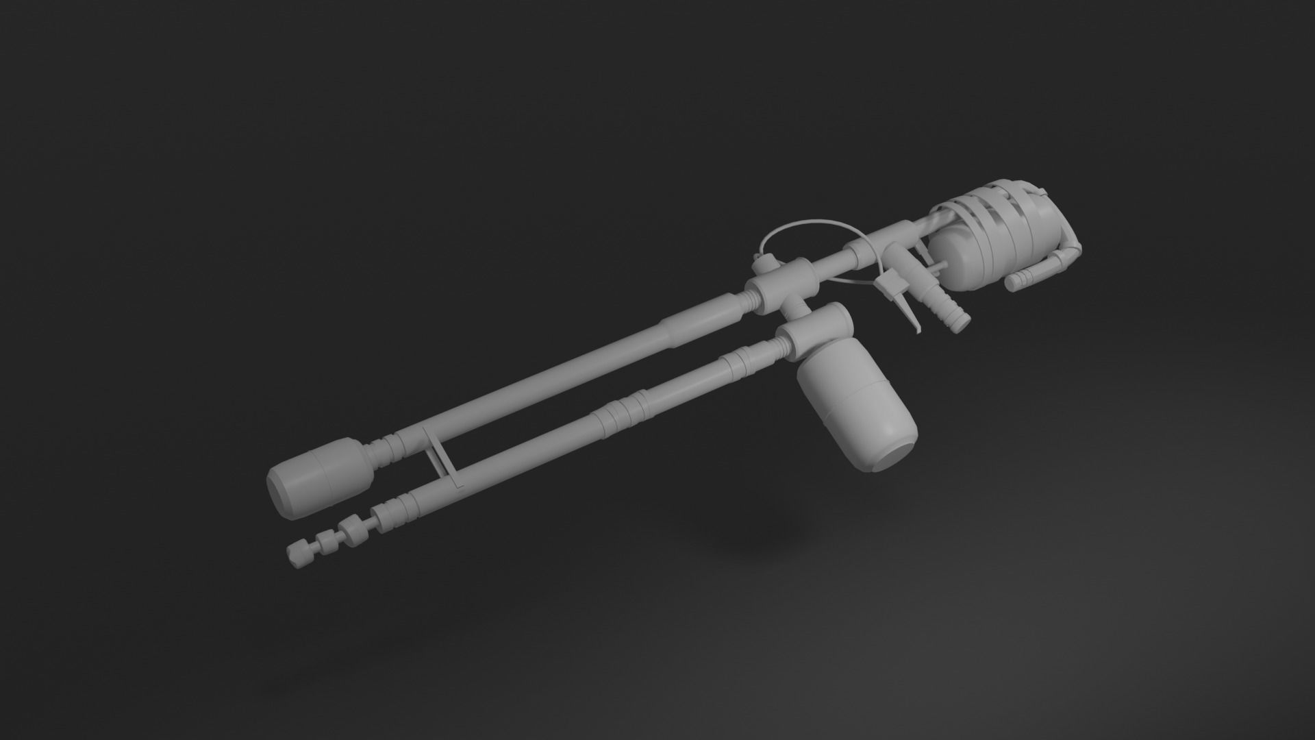 TLOU Framethrower Free 3D model_5