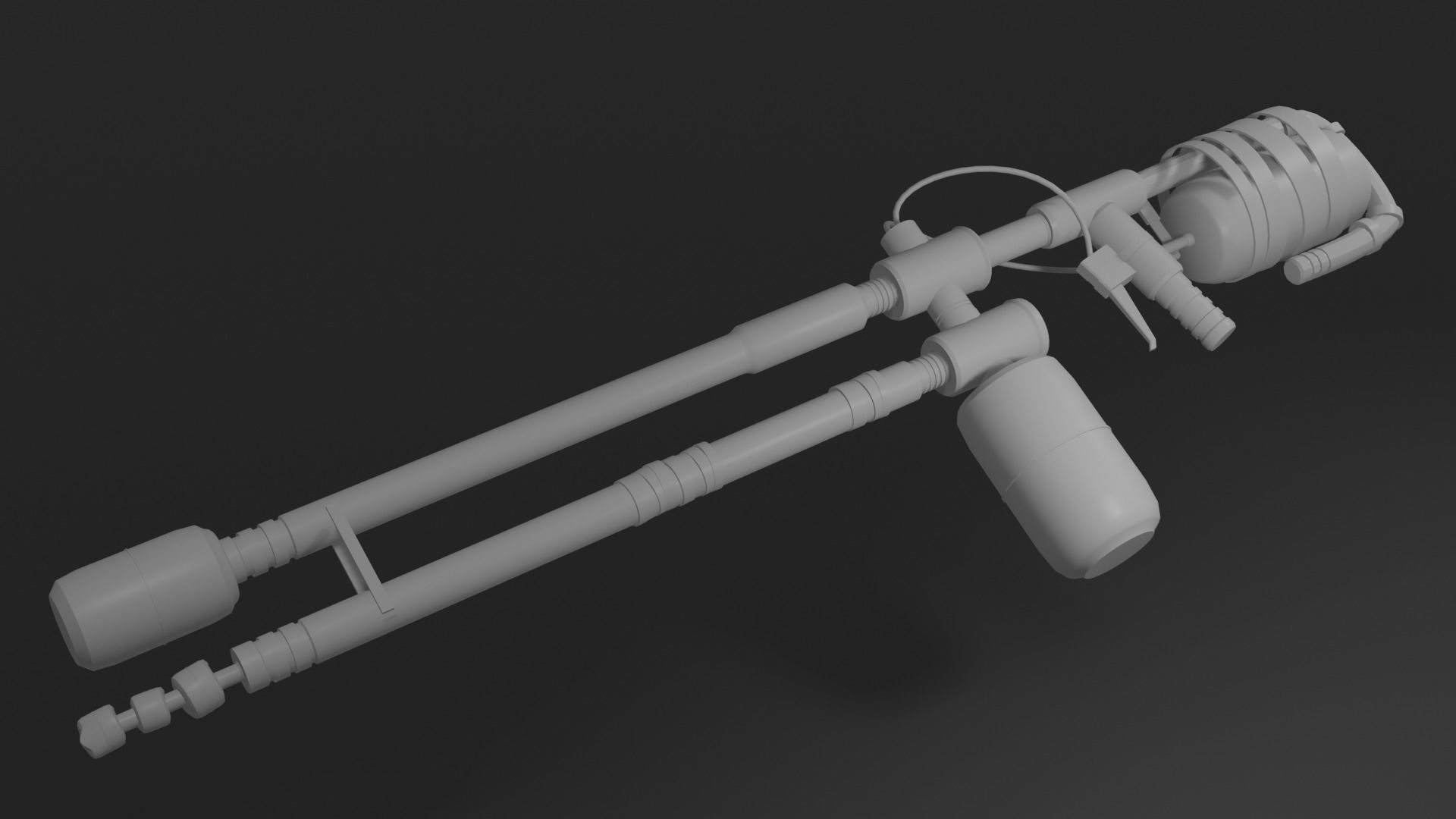 TLOU Framethrower Free 3D model_2