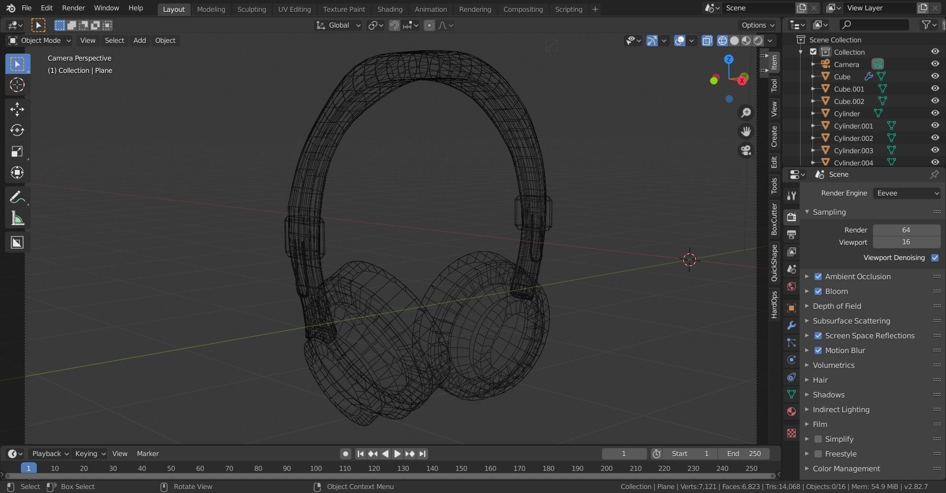 headphones free  Free 3D model_6
