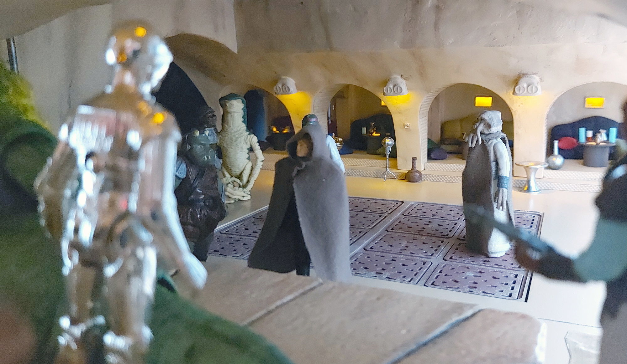 Jabbas Throne Room - Set 3-Hangouts Area  1-12 scale Blackseries 3D print model_24