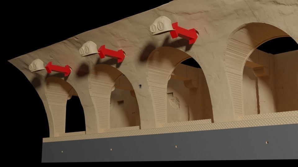 Jabbas Throne Room - Set 3-Hangouts Area  1-12 scale Blackseries 3D print model_14