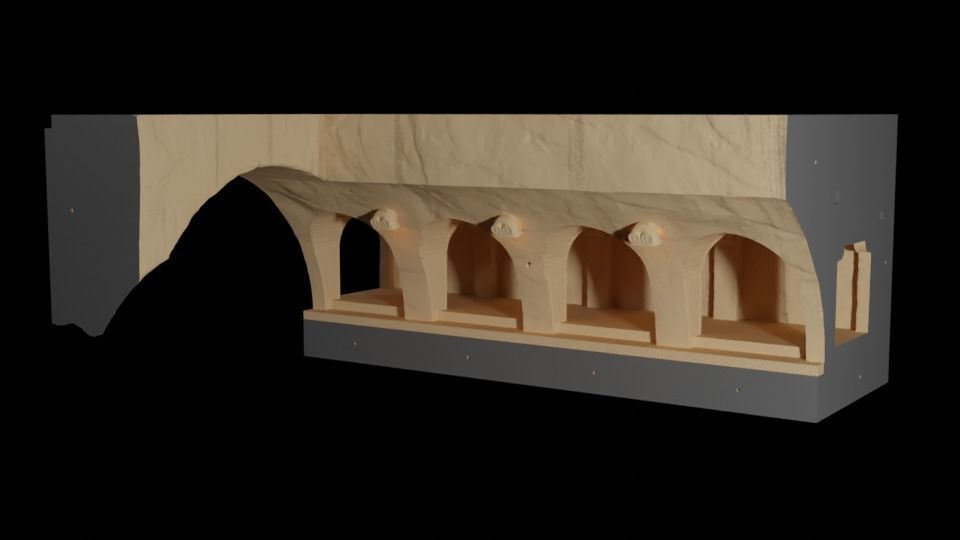 Jabbas Throne Room - Set 3-Hangouts Area  1-12 scale Blackseries 3D print model_6