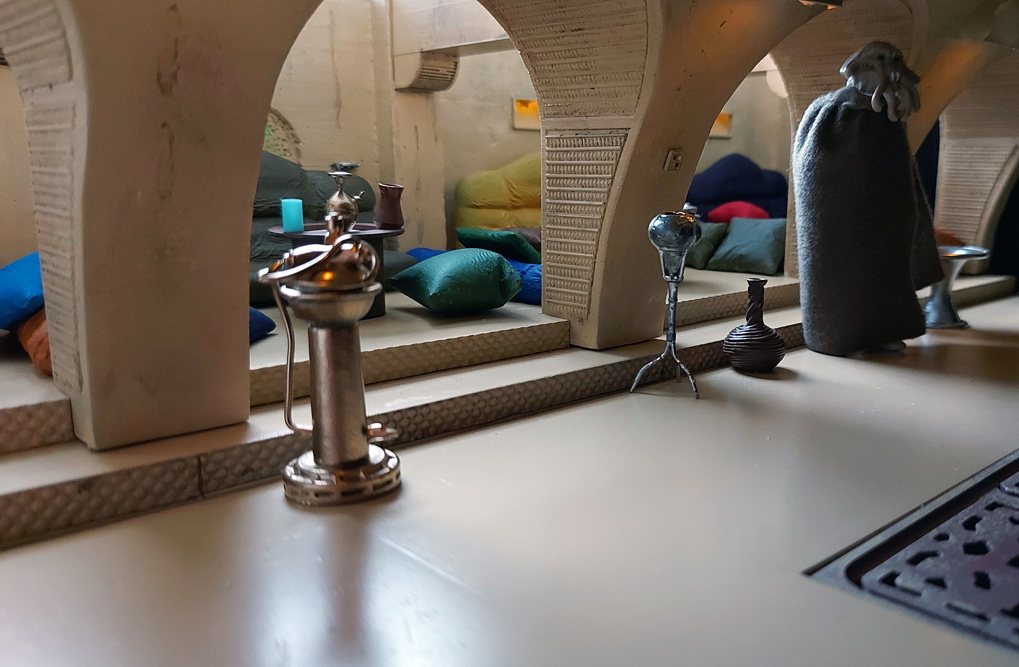 Jabbas Throne Room - Set 3-Hangouts Area  1-12 scale Blackseries 3D print model_21