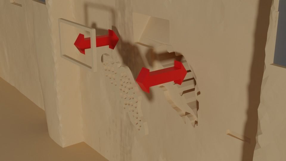 Jabbas Throne Room - Set 3-Hangouts Area  1-12 scale Blackseries 3D print model_10