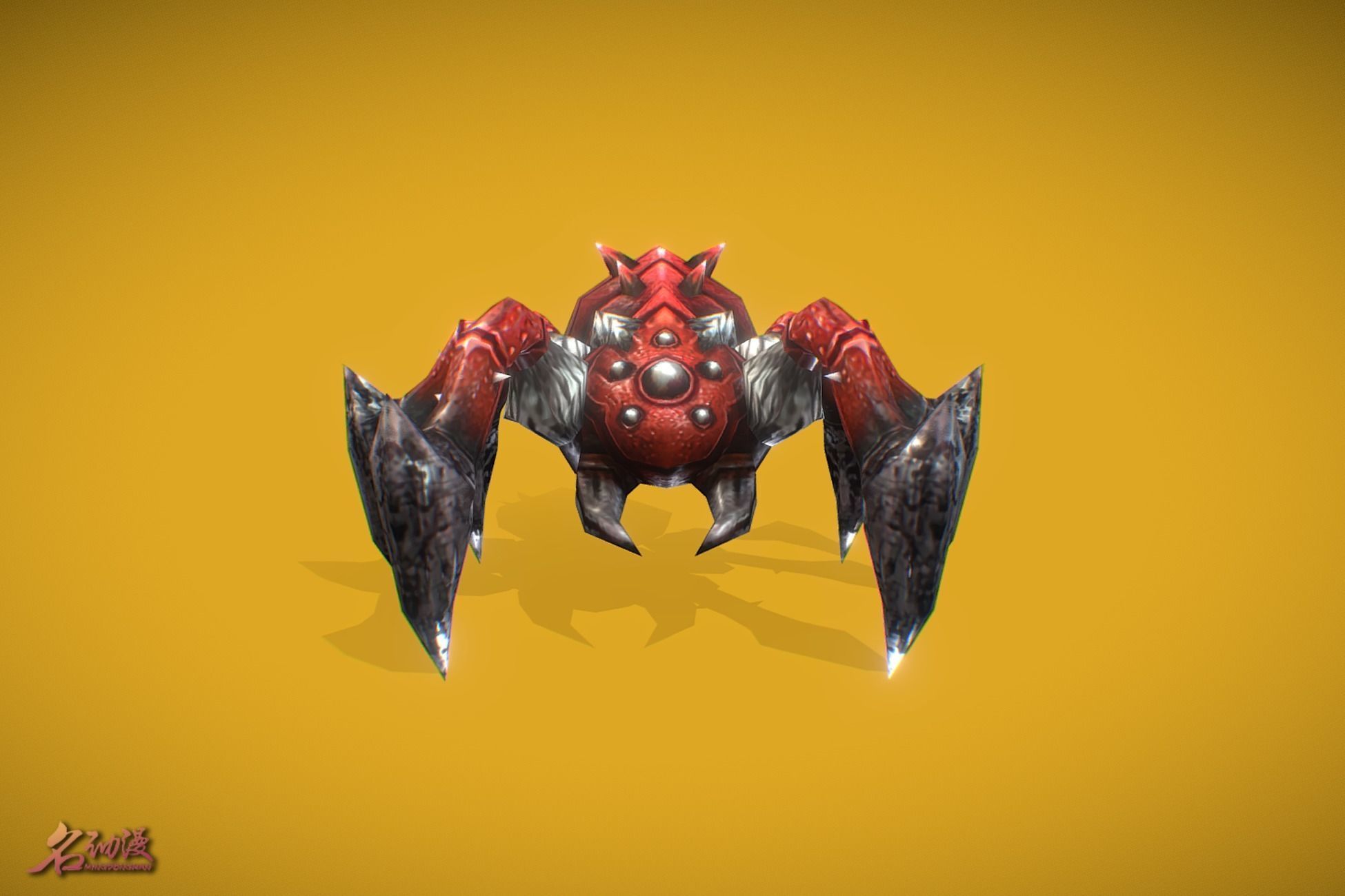 RPG Spider 1 Low-poly 3D model_1