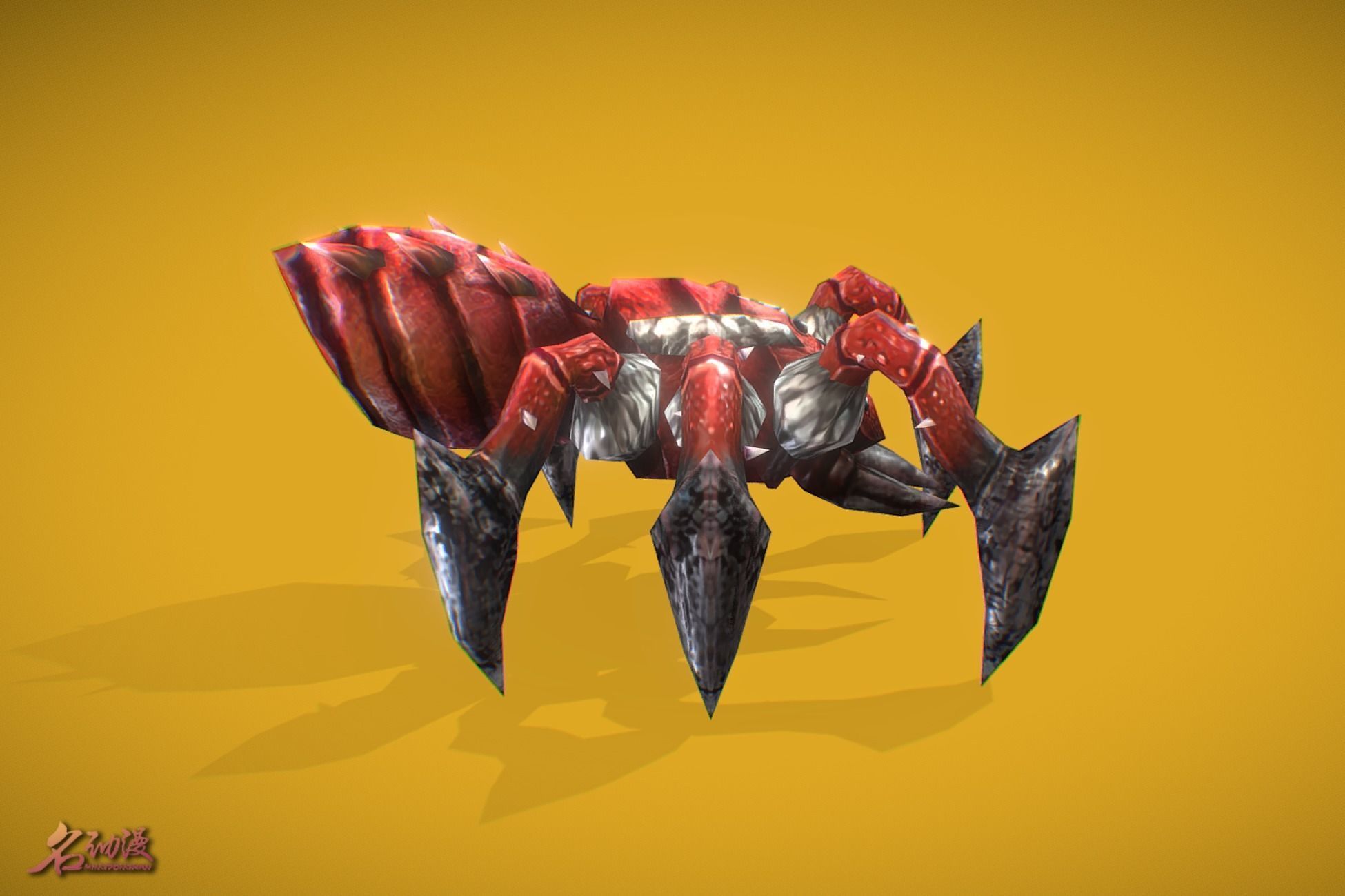 RPG Spider 1 Low-poly 3D model_3