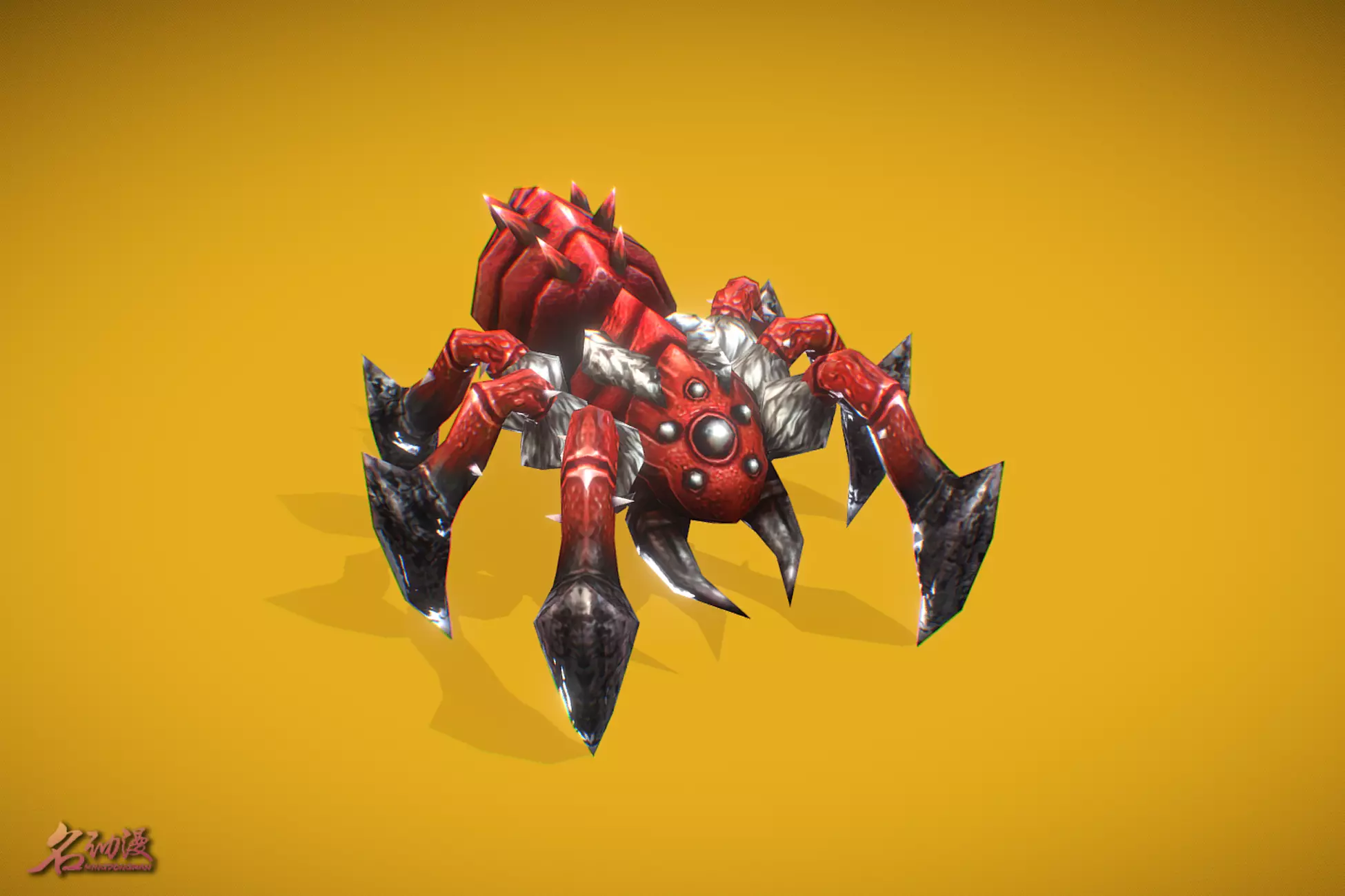 RPG Spider 1 Low-poly 3D model_0