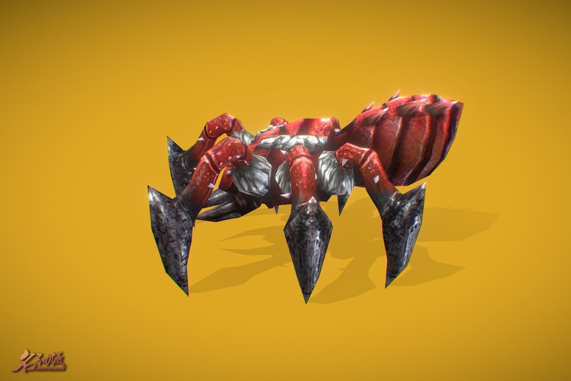 RPG Spider 1 Low-poly 3D model_2