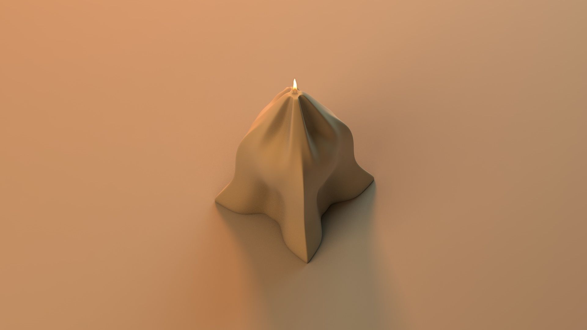 Candle form-fitting 3D print model_6