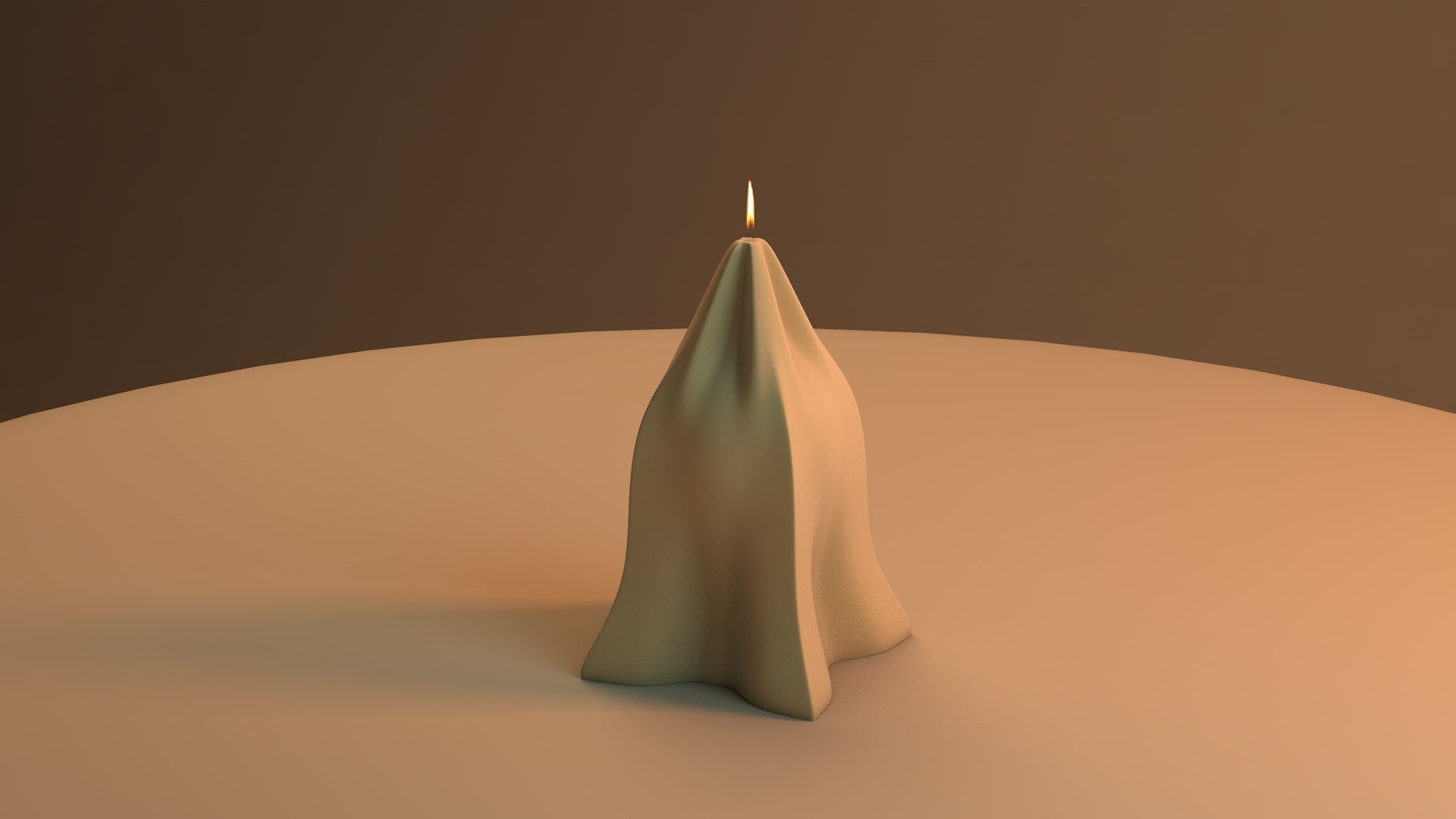 Candle form-fitting 3D print model_4