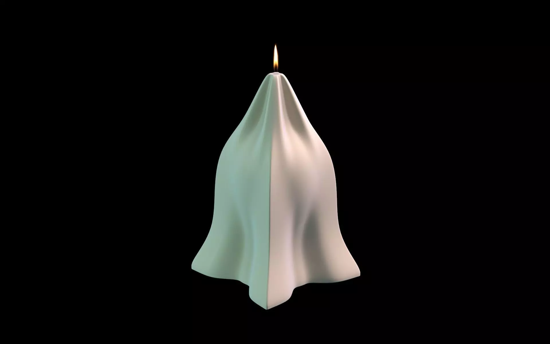 Candle form-fitting 3D print model_0