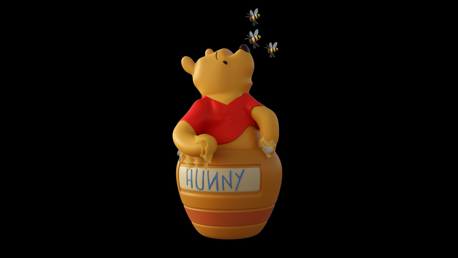 Winnie the Pooh 3D  3D model_2