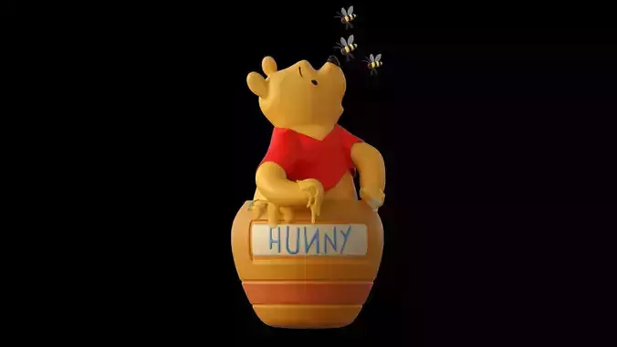 Winnie the Pooh 3D  3D model Winnie the Pooh 3D  3D model