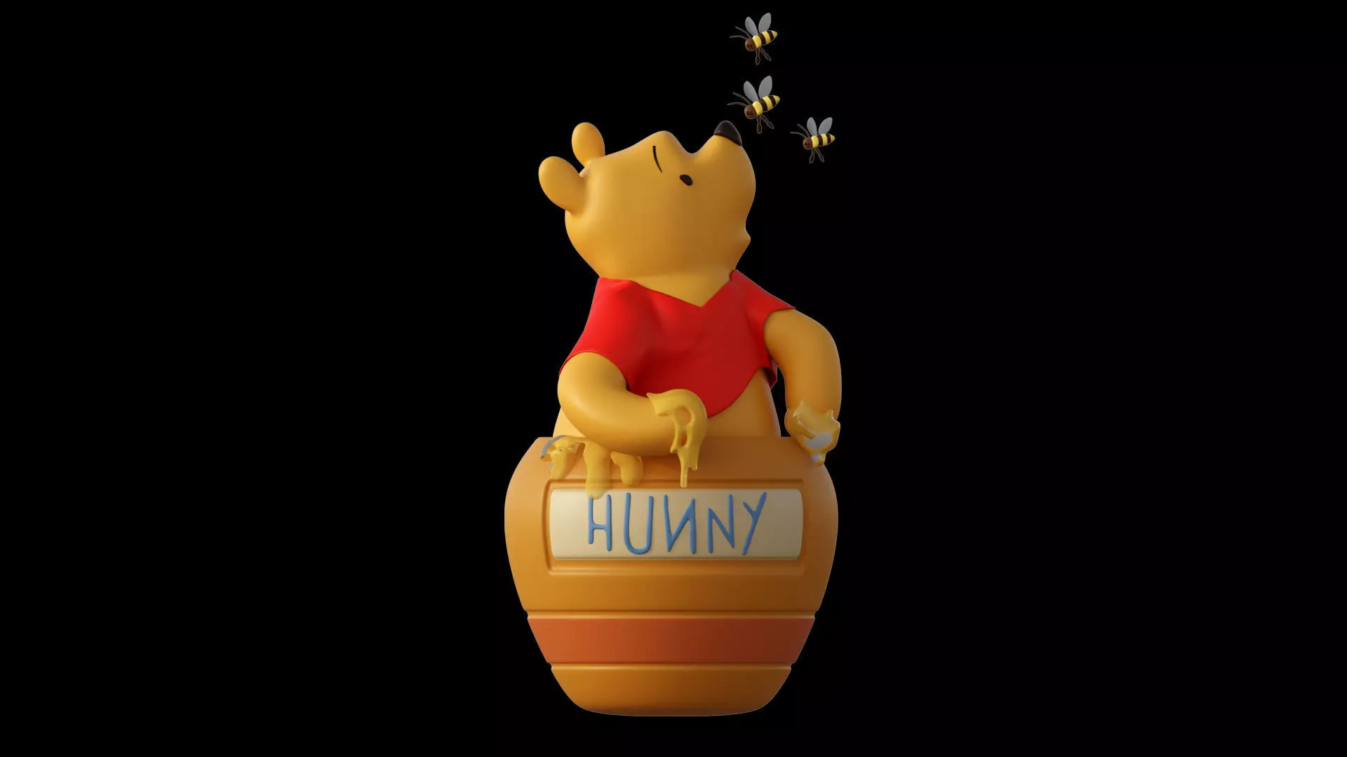 Winnie the Pooh 3D  3D model_0