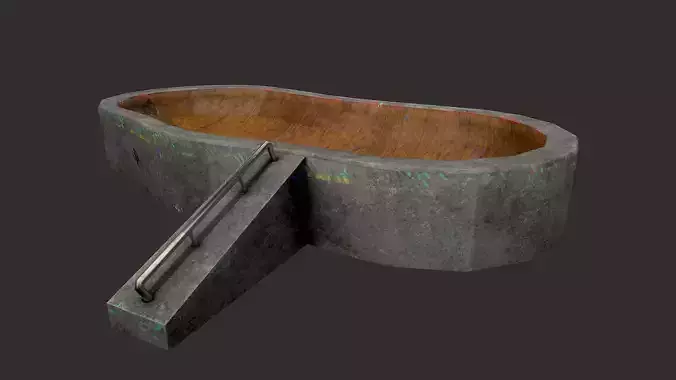 Skate ramp10 Low-poly 3D model