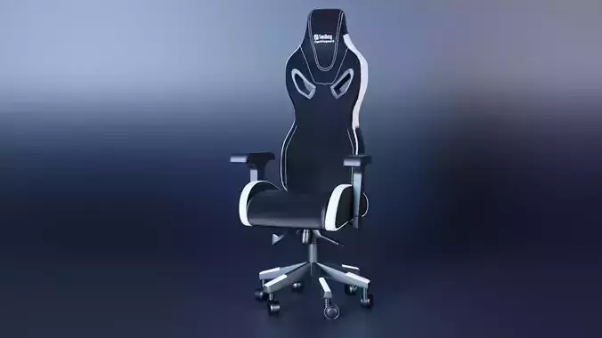 Gaming Chair Low-poly 3D model