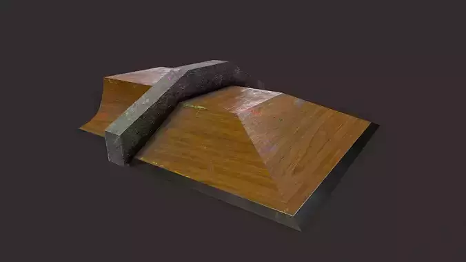 Skate ramp12 Low-poly 3D model