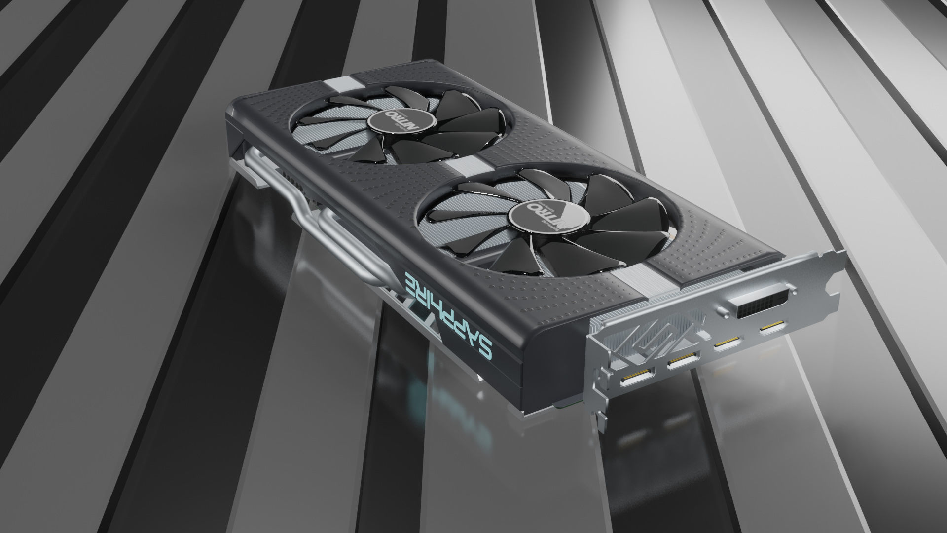 Sapphire RX580 Nitro 3D model_2