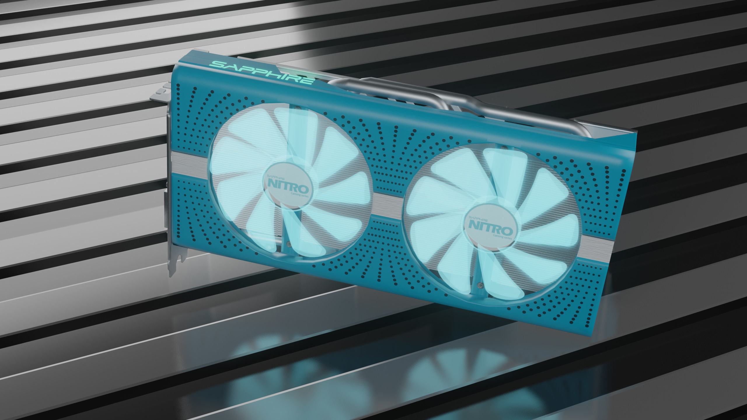 Sapphire RX580 Nitro 3D model_10