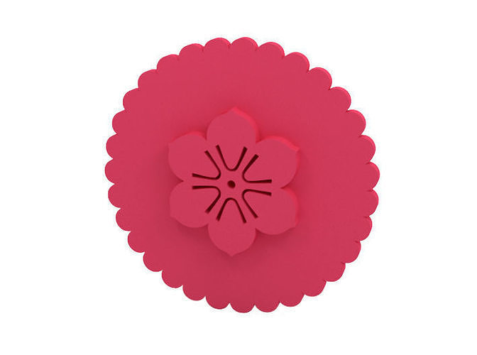 Cookie stamp 3D print model